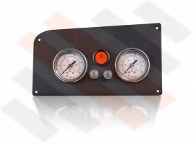 Manometer paneel Fiat Ducato X244 mat zwart met oranje knop