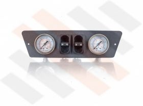 Renault Master X62 Manometer paneel Ø 40 mm 2-weg Systeem mat grijs | Hulpluchtvering